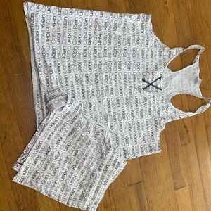 WOMENS SLEEP SHORT PJ SET- CALVIN KLEIN